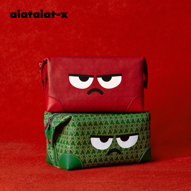[Same Style as Hao Yiran] Aiataiat-X Fun All-Over Print Tote/Handbag, Dual-Use