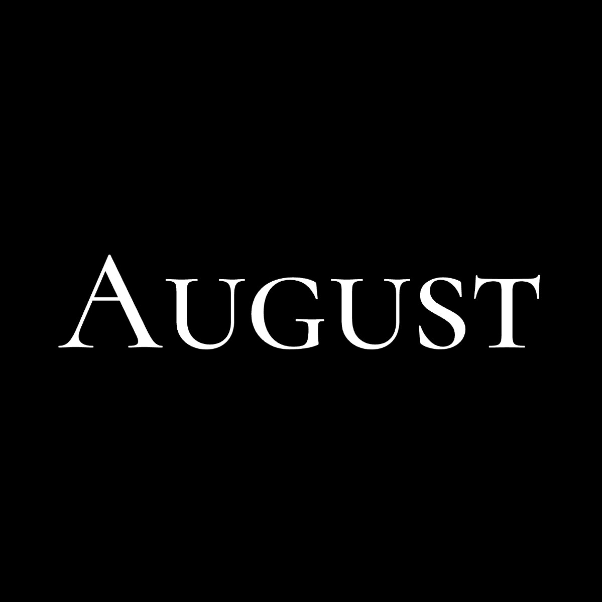 AUGUST轻奢饰品的LOGO