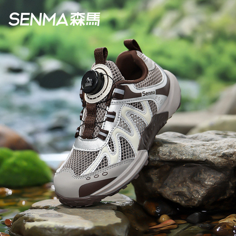 Обувь для мальчиков Semir, новинка 2026 года, летняя дышащая обувь из тонкой сетки для девочек, детская немецкая спортивная обувь для тренировок