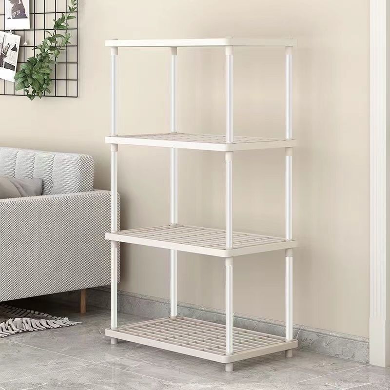Rental Housing Dormitory Storage Rack Apartment Plastic Rack Storage Organizer Rack Living Room Bathroom Toilet Multi-Layer Organizing Rack