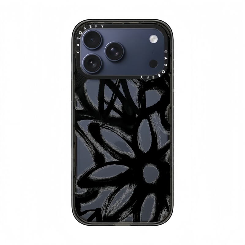 Casetify Phone Case Collaboration with Celebrity Style Ink Painting 17Pro Suitable for iPhone 16 Pro Max Apple 15/14/13 Niche Creative Fashion Art 12 Celebrity Influencer Trendy Brand