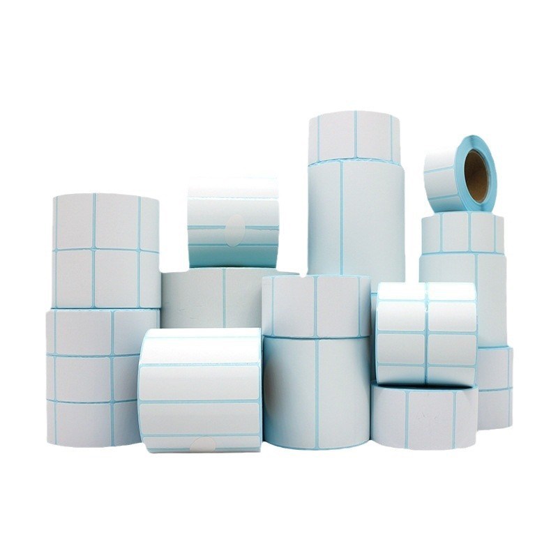 Full box of three-proof thermal label paper 100 80 70 6040 50 30 self-adhesive blank barcode printing paper