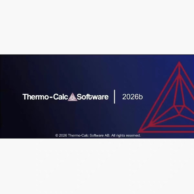 Thermo-Calc2026B2025B Material Simulation Thermodynamics Chinese Encryption Key Full Database Thermo-Calc2026B2025B Material Simulation Thermodynamics Chinese Encryption Key Full Database