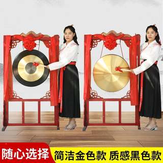 开道亮铜防汛锣锣公销售司开业活动庆RMT典锣演出锣架厂家直锣销