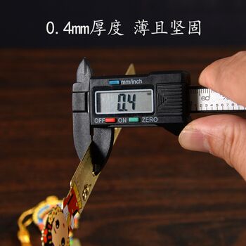 Cultural and creative bookmarks metal steel ruler student stationery ruler three kingdoms characters chinese style small gift for foreigners