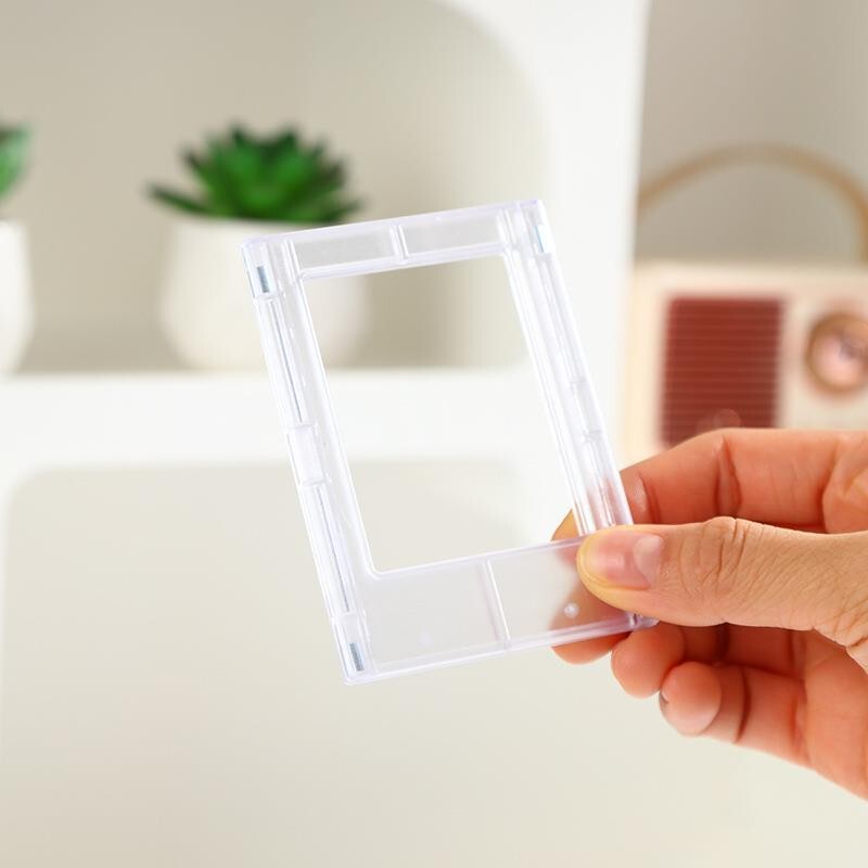Bean Photo Frame 3inch Magnetic Photo Frame LAOSHU Polaroid Photo Fridge Magnet Couple Bedroom Decoration Small Items