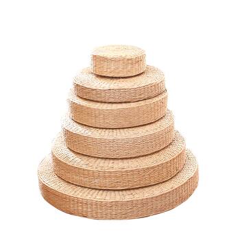 Japanese-style tatami futon cushion on the ground meditation cushion bay window round household thickened straw lazy cushion