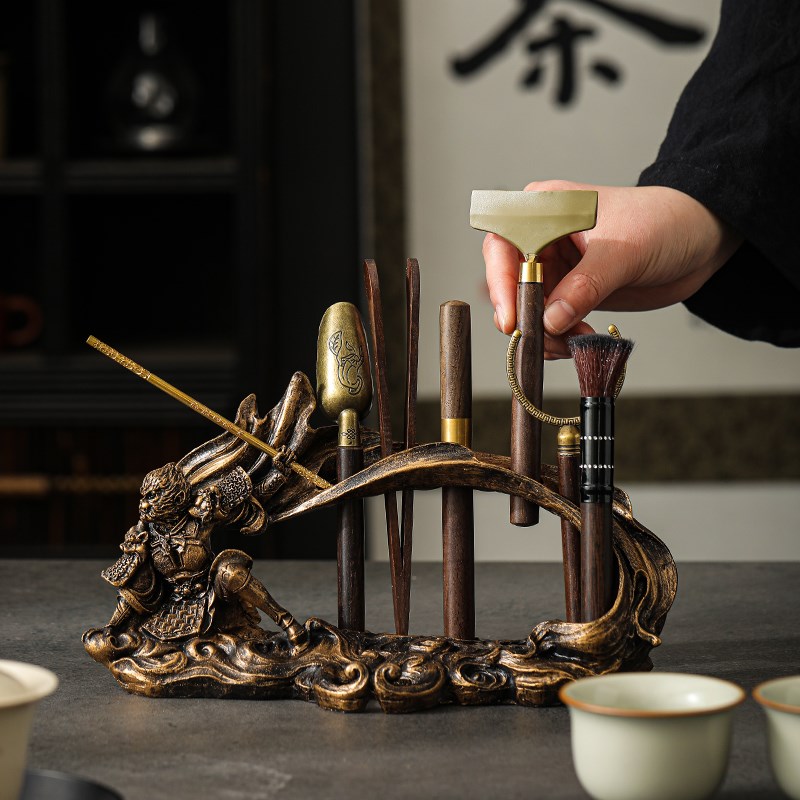 Wukong Tea Ceremony Stand Six Gentlemen Set Household Kung Fu Tea Set Accessories Complete Tea Making Tools Tea Table Ornaments