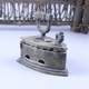 Antiques and miscellaneous imitation old objects ironing iron AQZ ironing clothes ornaments ancient collection