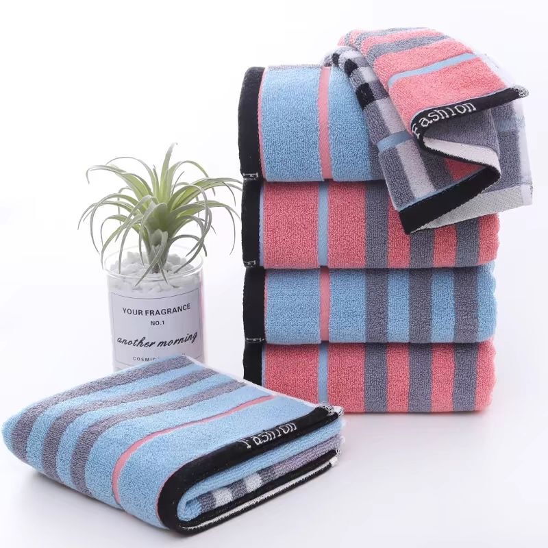 Pure Cotton Towel for Adults, High-End All-Cotton Face Towel, Thickened, Soft, Absorbent, Household Bath Towel, Face Towel Pure Cotton Towel for Adults, High-End All-Cotton Face Towel, Thickened, Soft, Absorbent, Household Bath Towel, Face Towel