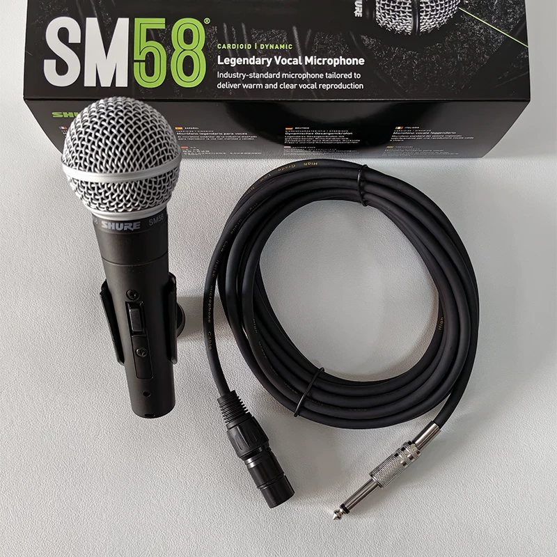 Шуер/Шур SM58LC профессиональный сценический проводной микрофон для живых выступлений, вещательный микрофон, караоке, запись