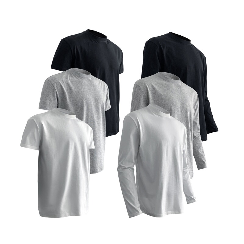 Fauncle American-Style Straight-Shoulder Sorona Stretch Sports Solid Color Round Neck Short-Sleeve Long-Sleeve T-Shirt Unisex Fauncle American-Style Straight-Shoulder Sorona Stretch Sports Solid Color Round Neck Short-Sleeve Long-Sleeve T-Shirt Unisex
