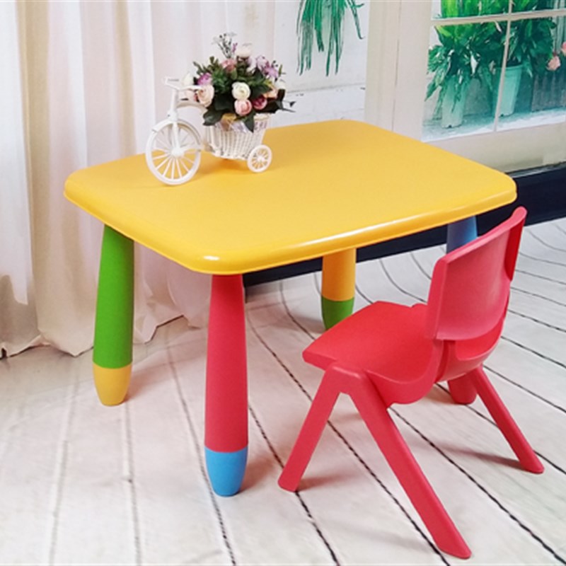 Manufacturer Children's tables and chairs, game tables, baby learning tables and chairs, rectangular table (single table)