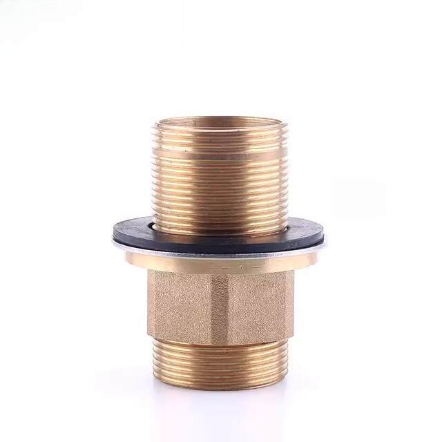 Washbasin hot and cold faucet fixed accessories installation fastening screw tube copper nut cap joint gasket ring