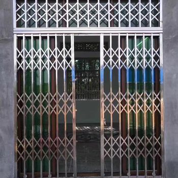 30 stainless steel sliding gate outdoor telescopic folding entrance door balcony sliding door ventilation anti-theft doors and windows