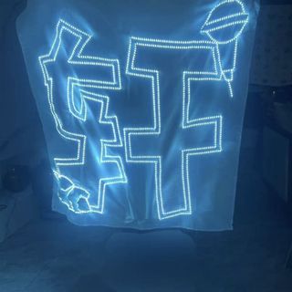 Song yaxuan's support light card, ultra-thin spider web cloth, foldable headband, chest badge, youth group support light card