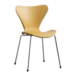 Креативный семистульный стул скандинавского дизайнера, простой и персонализированный пластиковый обеденный стул, подходящий для обеденного стула для небольшой квартиры.