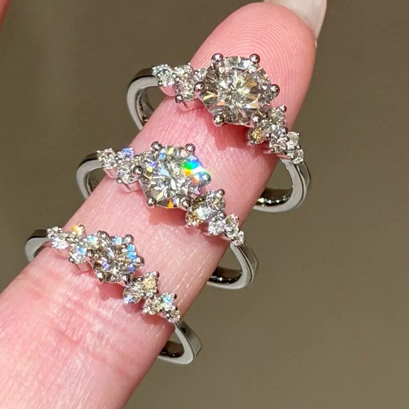 【Cultivated Diamond Berlin Love Letter】Hpht High Temperature and High Pressure Method·Thick Rhodium Plating 【Cultivated Diamond Berlin Love Letter】Hpht High Temperature and High Pressure Method·Thick Rhodium Plating