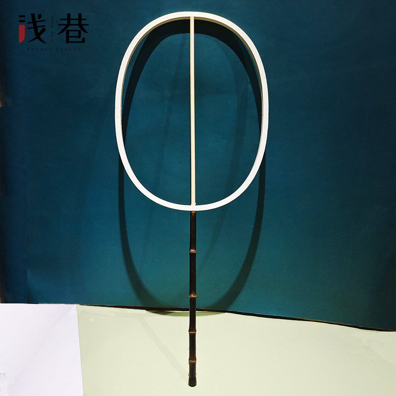 结婚大仪仗扇簪花仕女图复原款团扇敦煌唐风宫扇长柄汉服舞蹈扇子