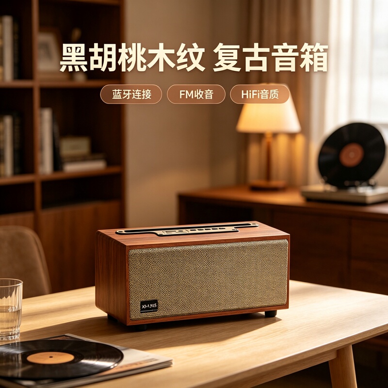 Retro Solid Wood Bluetooth Speaker Gift for Girls, Small Home Radio, Portable, Practical, High-Quality Desktop Speaker Retro Solid Wood Bluetooth Speaker Gift for Girls, Small Home Radio, Portable, Practical, High-Quality Desktop Speaker