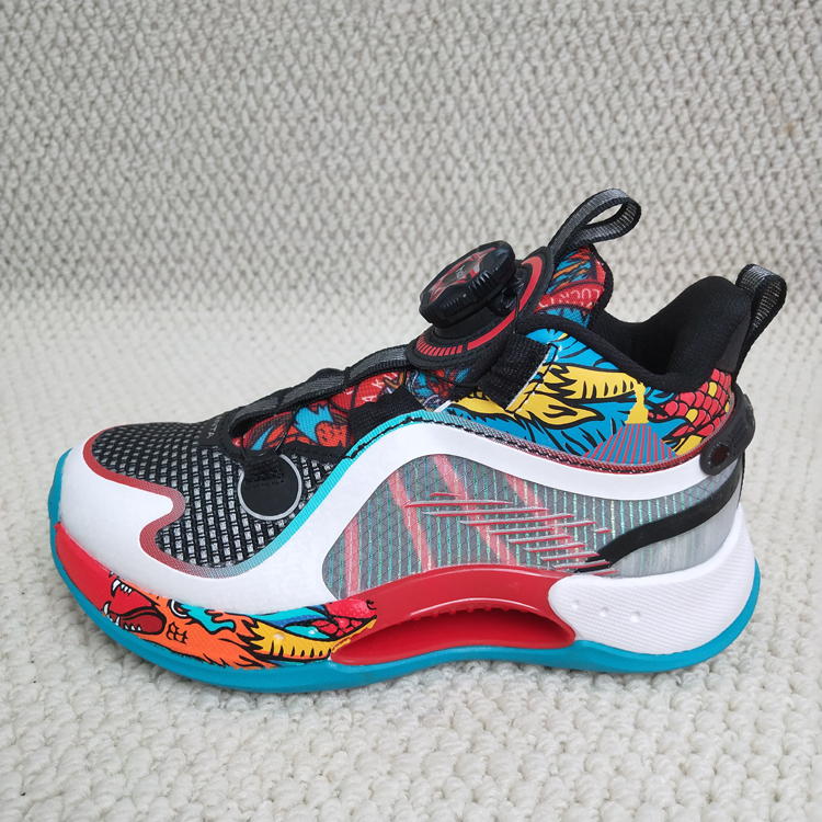 Anta Physical Store Clearance Non-E-Commerce Model Spring Boys' Non-Slip Wear-Resistant Button Basketball Shoes 312419958 Anta Physical Store Clearance Non-E-Commerce Model Spring Boys' Non-Slip Wear-Resistant Button Basketball Shoes 312419958