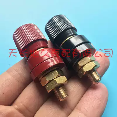 555 all-copper terminal block M8 8mm copper grounding column Inverter lithium battery terminal Welding machine terminal block