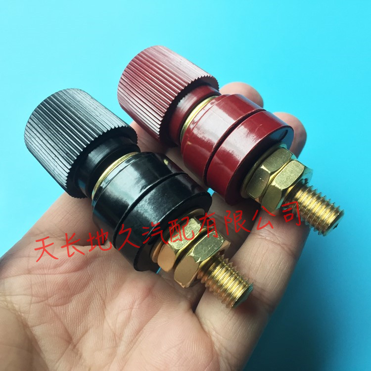 300A high current extra large 555 half copper terminal 10mm M10*60 welding machine inverter terminal terminal