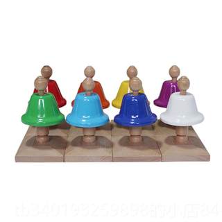New children's orff bell percussion instrument with base, seat, bell, class bell, hand bell, sound clock, genuine eight