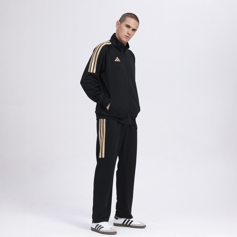Adidas Men's Autumn Outfit Set Men's Sports Suit Jacket and Pants Complete Set