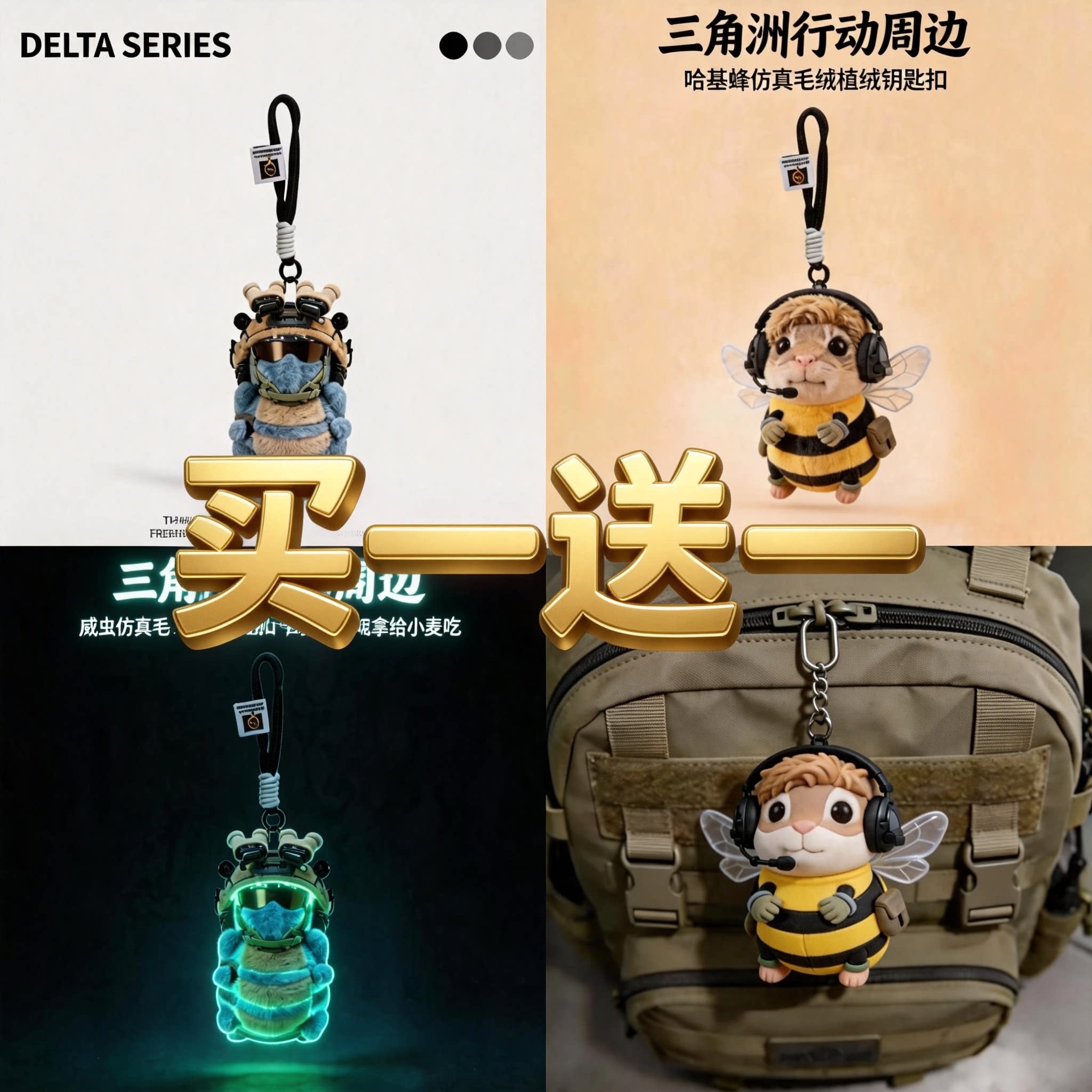 Подвеска в виде Дельта-червя Haki Bee Doll Delta Action Периферийная кукла ручной работы, игрушка в подарок маленькому мальчику