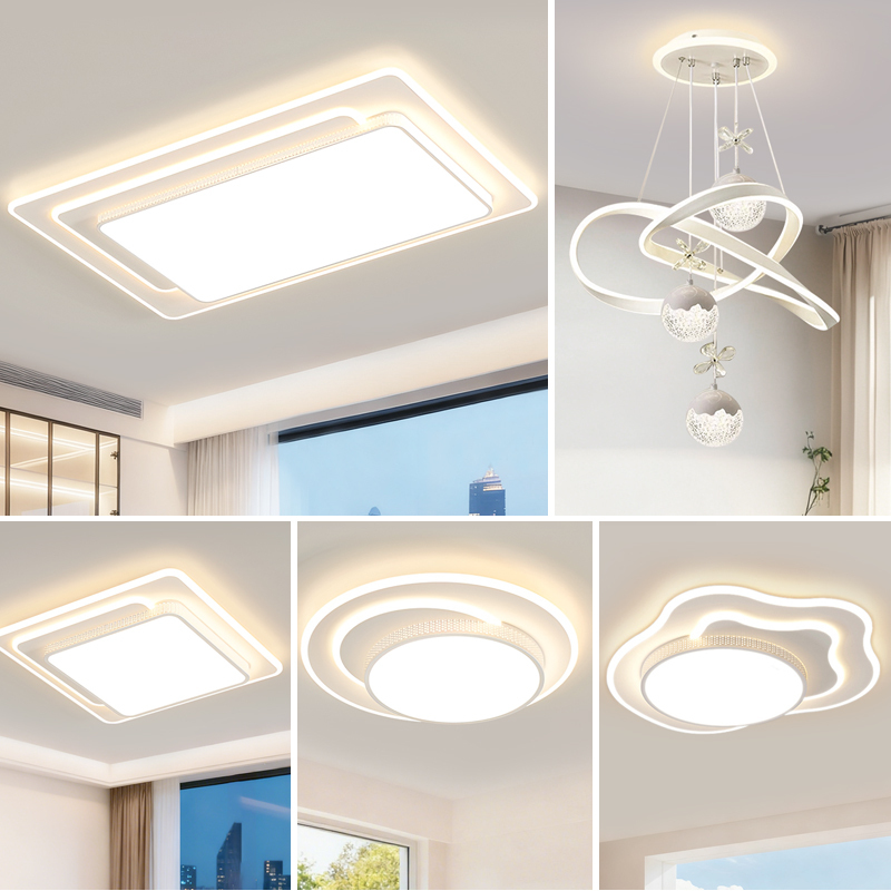 2026 Living Room Ceiling Light Modern Minimalist Mosquito-Proof Eye-Protection Cream Style Room Light Bedroom Light Zhongshan Lighting Fixtures for the Whole House