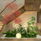 Simulated Green Plant Landscaping Combination for Large Staircases, Indoor and Outdoor Landscapes, High-End Light Luxury Window Display Decoration