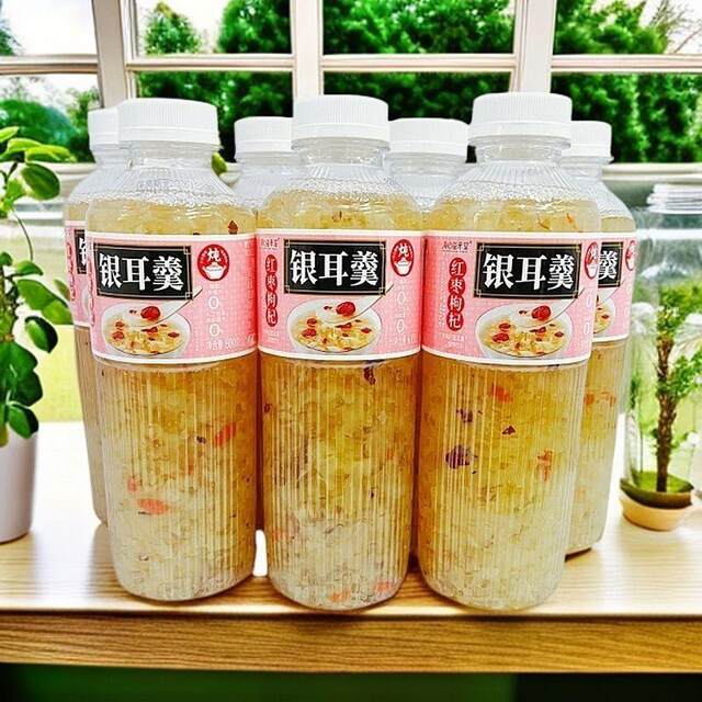 Haixin Yihetang Tremella Soup with Red Dates, Goji Berries, and Snow Pear 600ml Bottled Whole Box