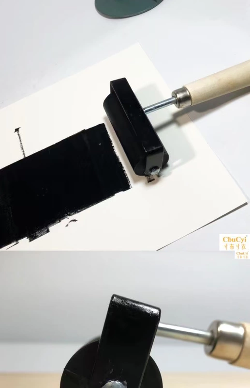 Printmaking con lăn trống cao su khắc gỗ in ấn thổi giấy in - Phần cứng cơ khí