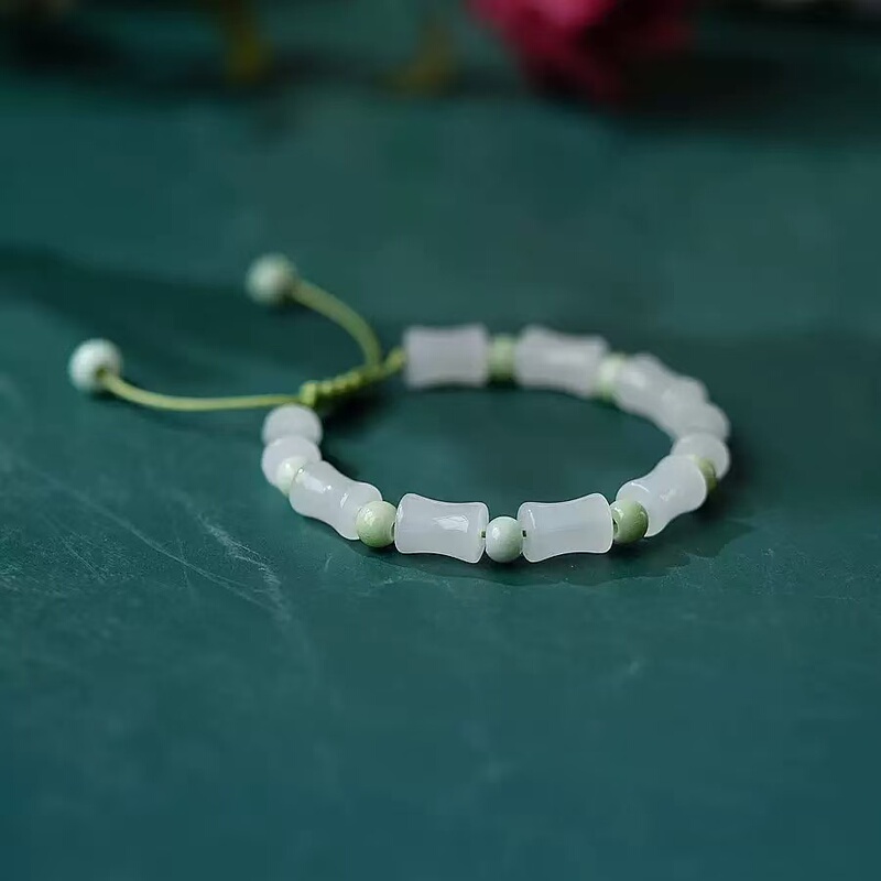 Natural Aventurine Abacus Bead Bracelet for Women, Fresh and Simple Crystal Bracelet, Designer Style