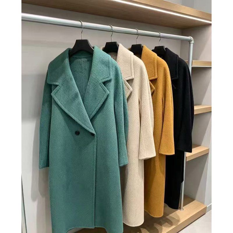 Rare Fabric! Twill Craftsmanship with Lining, Suli Long Coat 8166 Rare Fabric! Twill Craftsmanship with Lining, Suli Long Coat 8166
