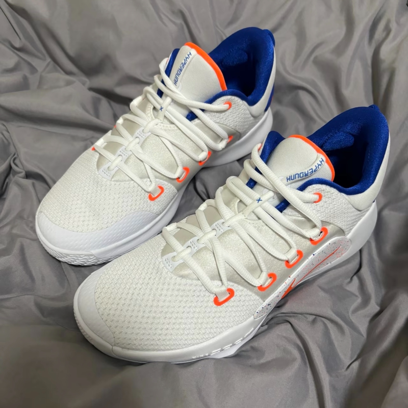 [in Stock] Hd2018 Shock-Absorbing Basketball Shoes for Men and Women, White-Orange Spongebob Patrick Star Edition