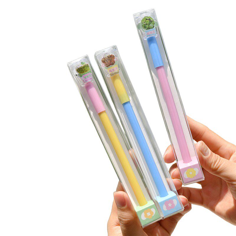 Creative mini plant DIY small potted plant growth gel pen, cute and unique black pen, a bestseller on Xiaohongshu