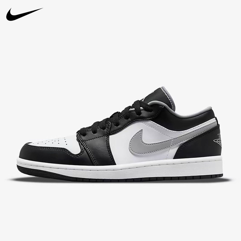 Nike Men's Shoes Air Jordan 1 Low Aj1 Shadow Gray Women's Shoes Low-Top Couple Casual Sneakers Nike Men's Shoes Air Jordan 1 Low Aj1 Shadow Gray Women's Shoes Low-Top Couple Casual Sneakers