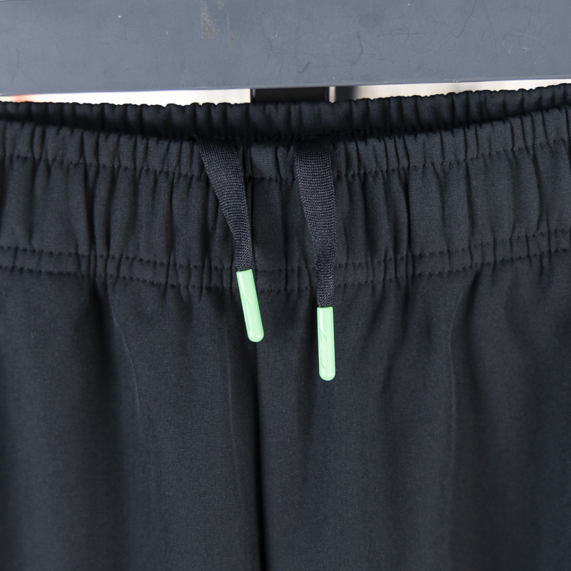 Li-Ning Black Sweatpants New Winter Fleece-Lined Sports Pants Fitness Jogging Straight-Leg Casual Water-Repellent Ayku519