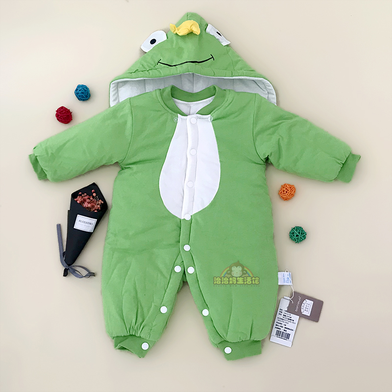 Brand baby winter dress with cotton thickened climbing clothes for men and women Baby clothes Newborn Khaclothes Winter Cotton Clothes