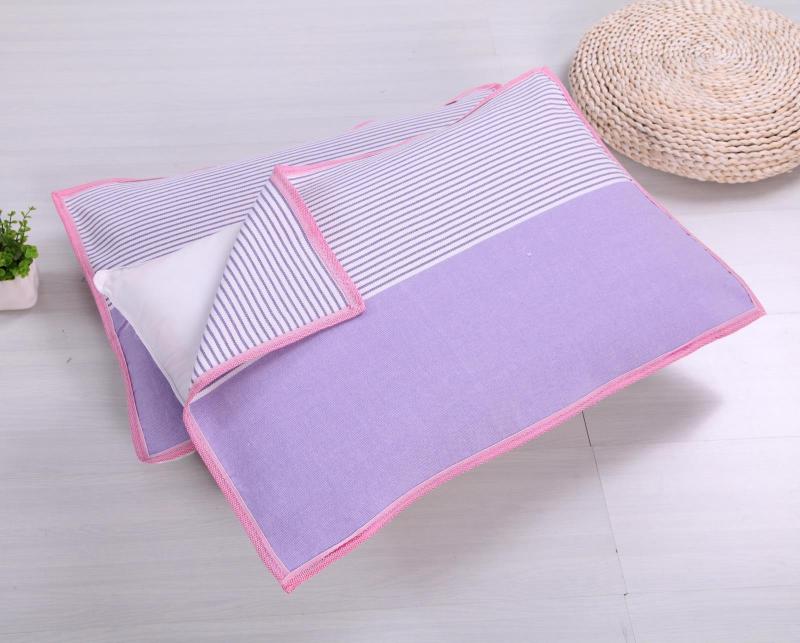 Giải phóng mặt bằng một cặp khăn gối vải thô dày cũ không trơn trượt chống thấm mồ hôi và khăn bẩn ply thực tế - Khăn gối áo gối lụa