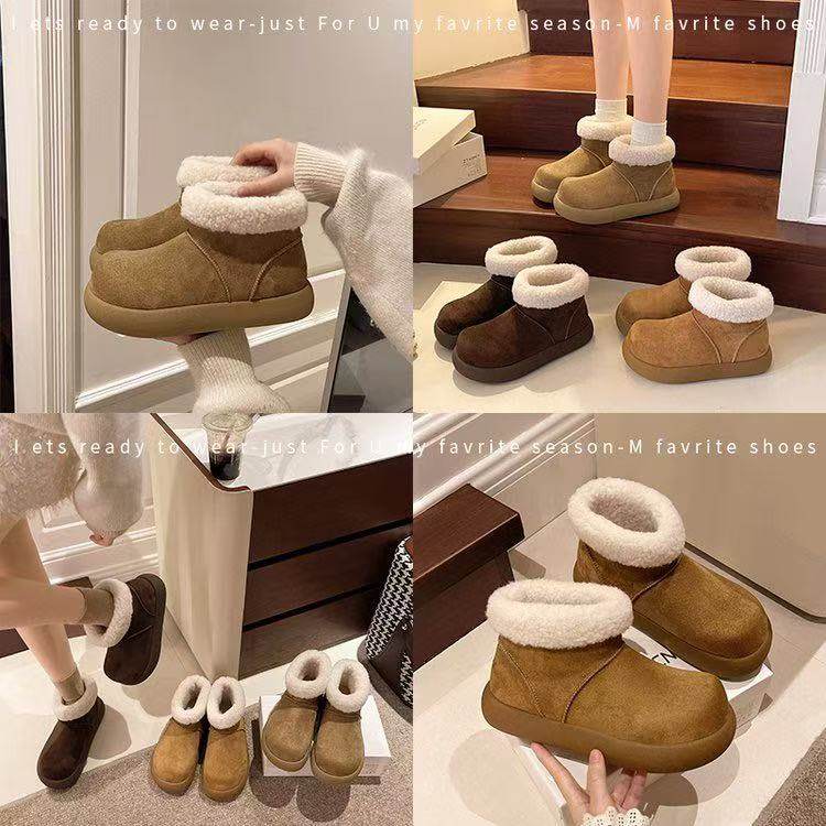 12-25 короткие сапоги из овечьей шерсти с мелким картофелем 543