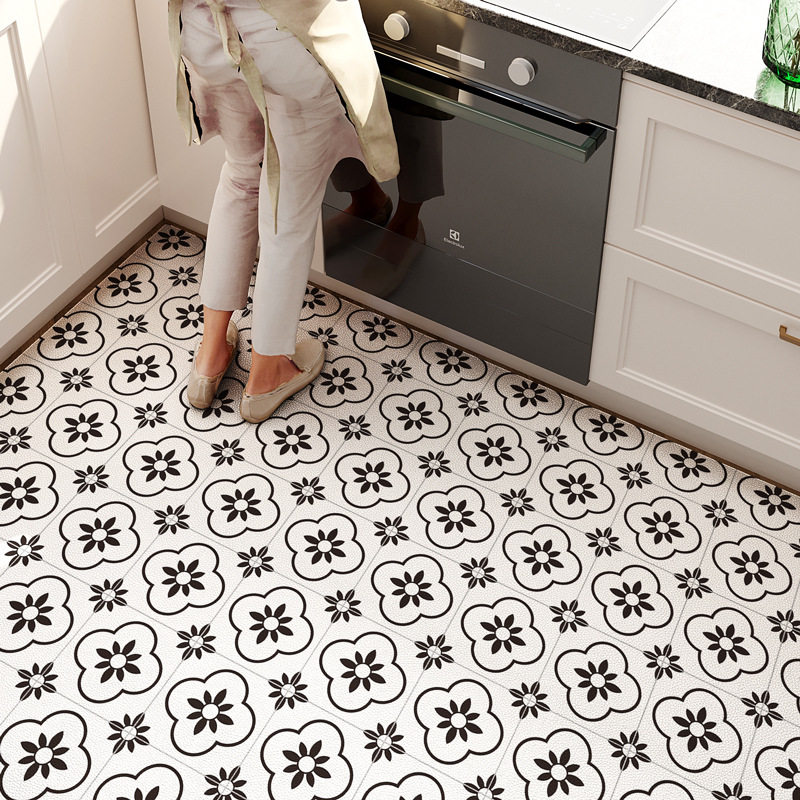 Kitchen floor no-wash non-slip waterproof and oil-proof floor mat