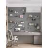 Metal perforated board custom entry door porch balcony desk wall storage rack wall magnetic storage rack accessories