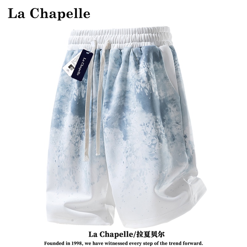 La Chapelle 2026 Trendy Summer New American-Style Gradient Tie-Dye Ice Silk Five-Point Shorts Men's Sports Shorts La Chapelle 2026 Trendy Summer New American-Style Gradient Tie-Dye Ice Silk Five-Point Shorts Men's Sports Shorts