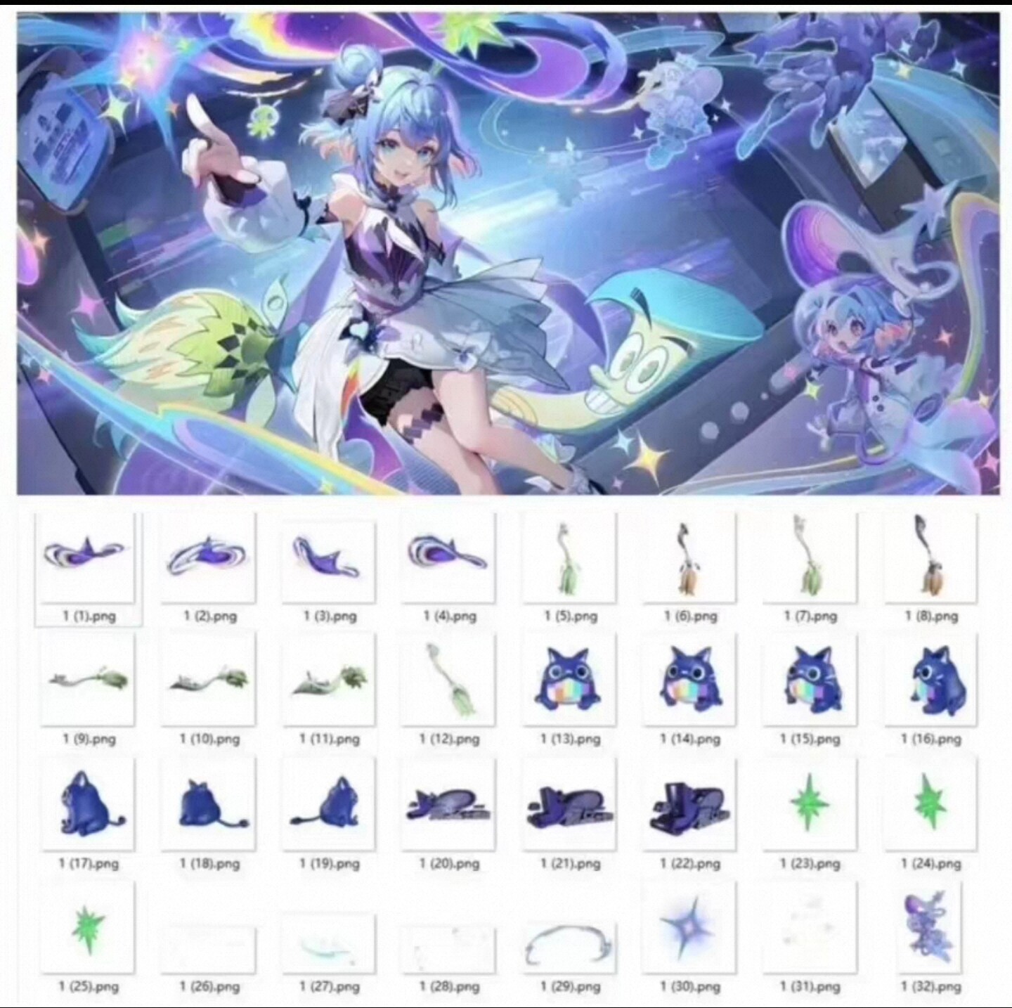 ゲーム「王者栄耀」に登場する時の魔女、小喬のコスプレ、ポストプロダクション効果素材、および時の魔女、小喬のレタッチ。