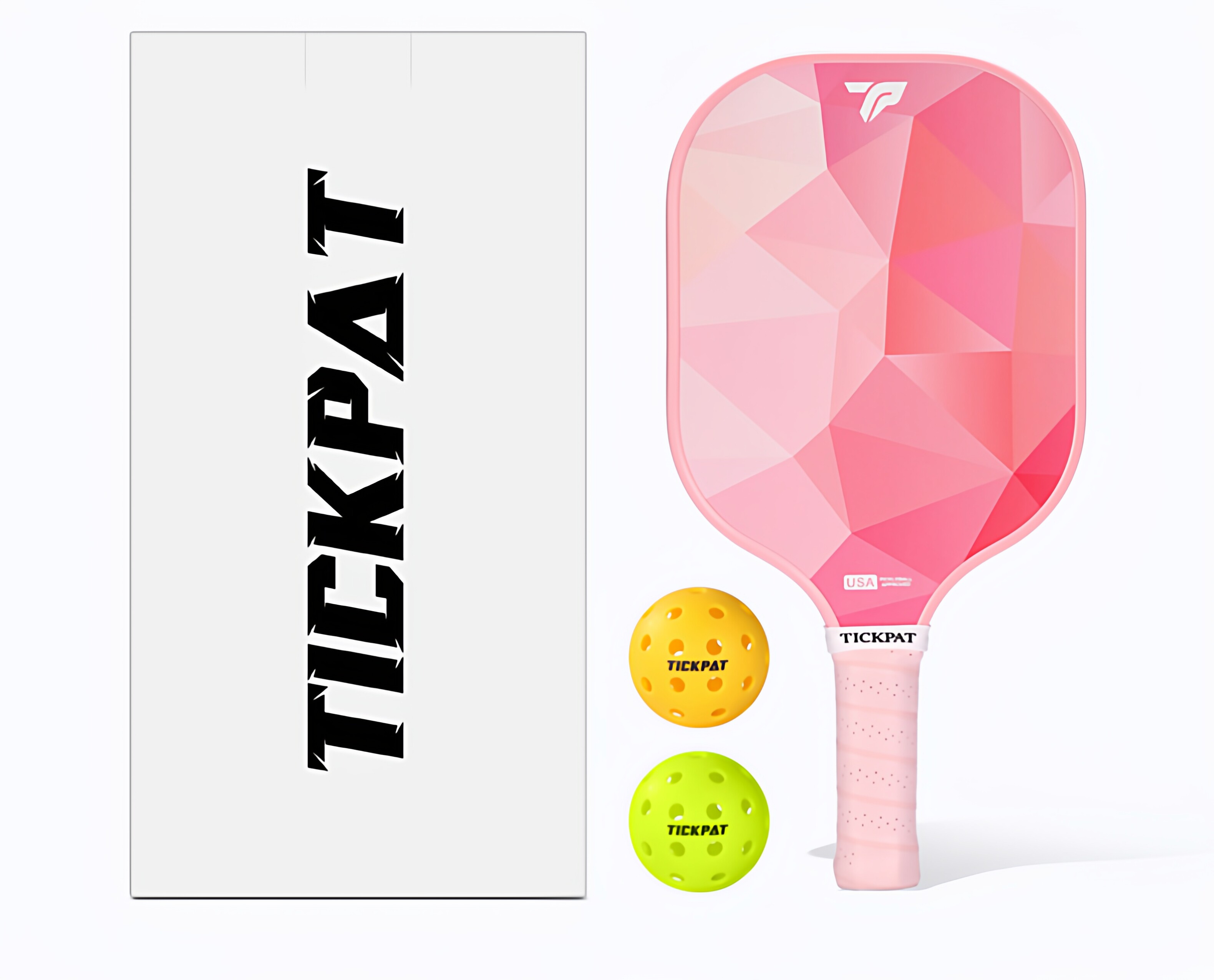 匹克球拍 tickpat匹克球拍板玻璃纤维初学者碳纤维pickleball儿童专业全套