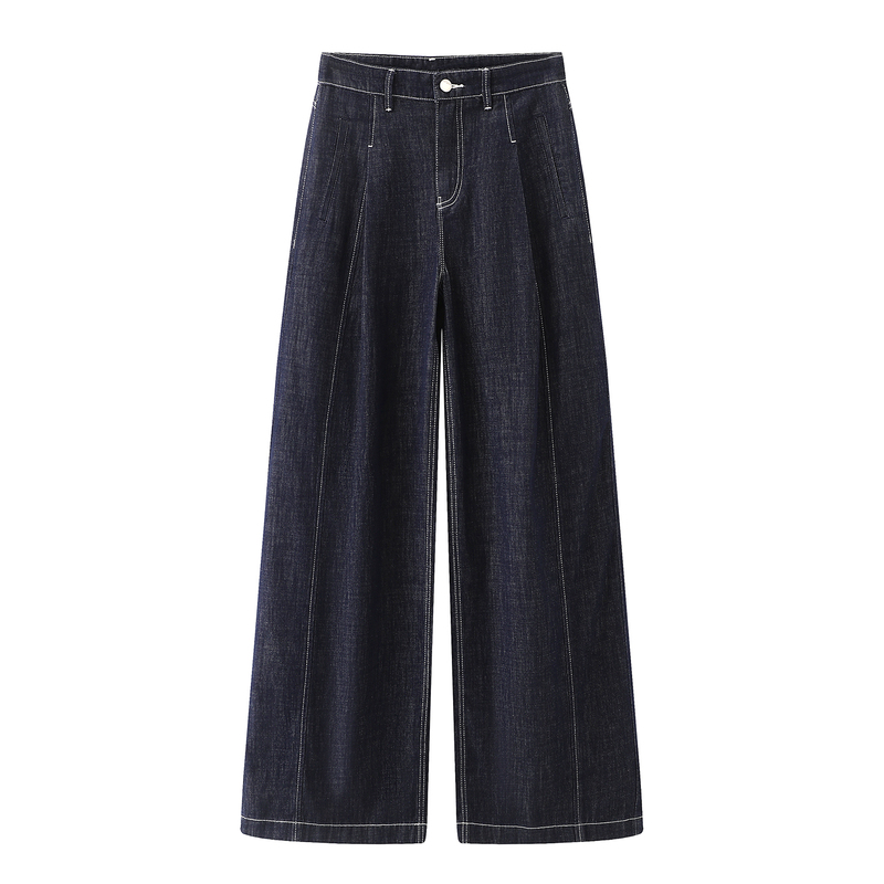 Ariose 2026 Summer New High-Waisted Slim Straight Casual Jeans for Women Br322143