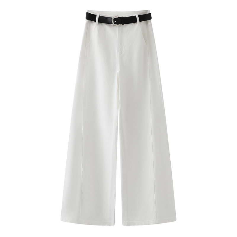 Ariose 2026 Summer New Versatile High-Waisted Straight-Leg Casual Jeans for Women Br322129